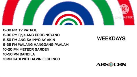 abs-cbn schedule|Iba pa.